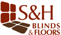 S & H Blinds & Floors Logo